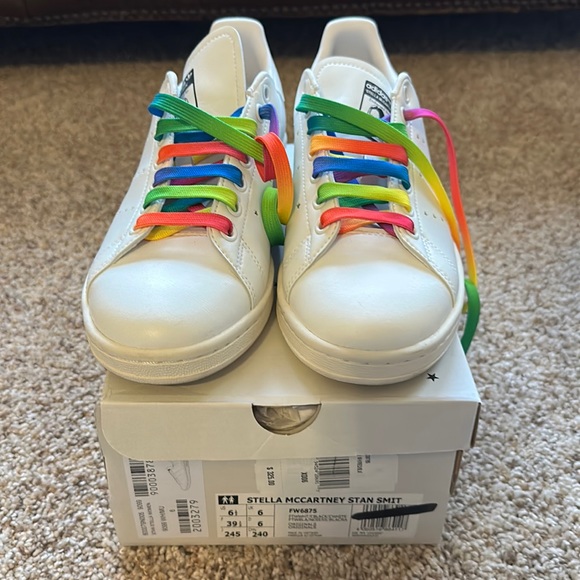 Stella McCartney M/W Stan Smith Rainbow Adidas, 6.5 - Picture 1 of 7